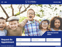 Tablet Screenshot of familydentalservice.net